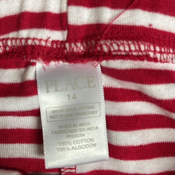 Place red and white striped pajamas. Size 14. See pictures! - Picture 6 of 9
